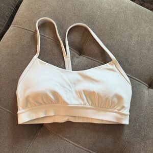 Women's White Lululemon Sports Bra